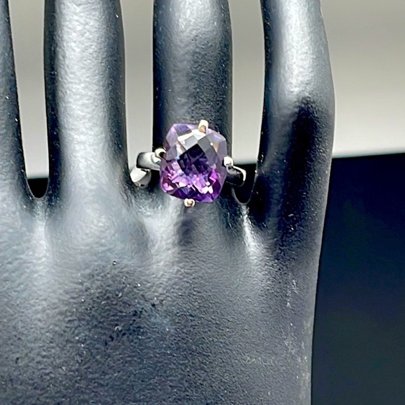 Nwt Genuine Amethyst in Sterling silver - Picture 3 of 8
